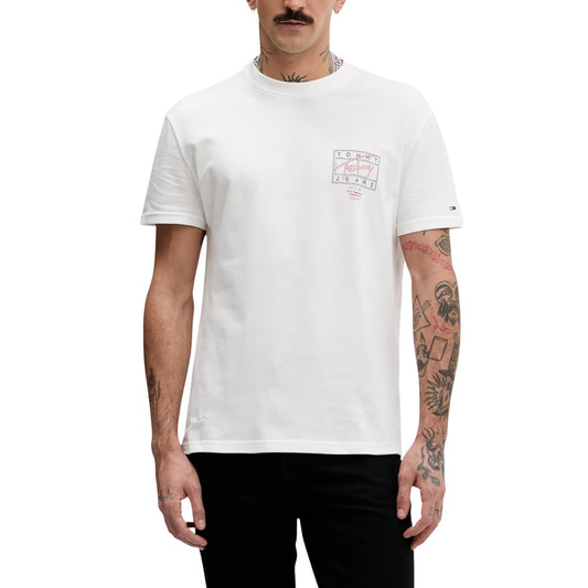 Tommy Hilfiger Jeans T-Shirt Herren Weiß #2447129