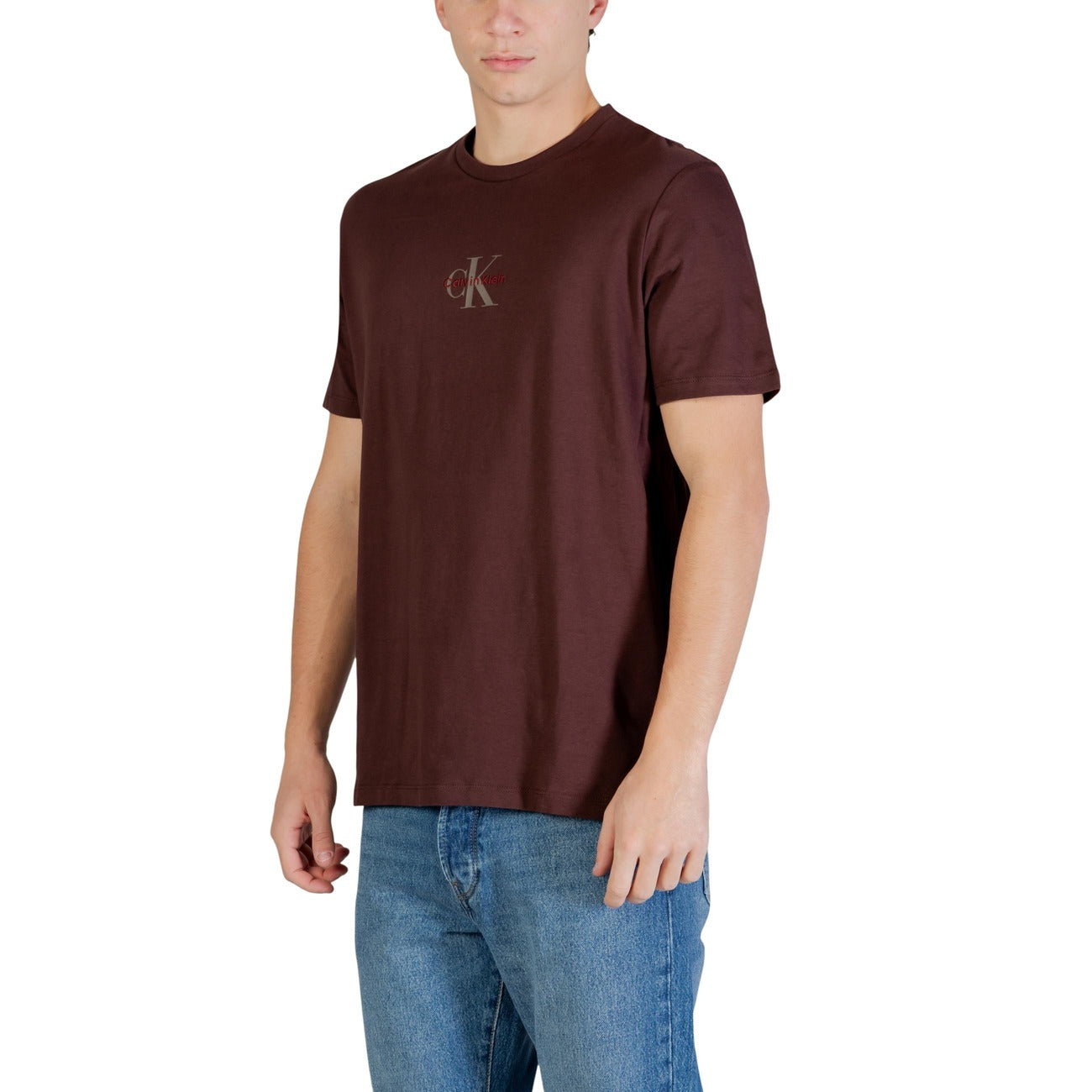 Calvin Klein Jeans T-Shirt Herren Braun #2469945