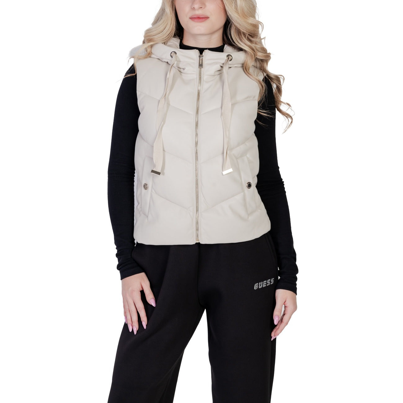 Morgan De Toi Gilet Dames Wit