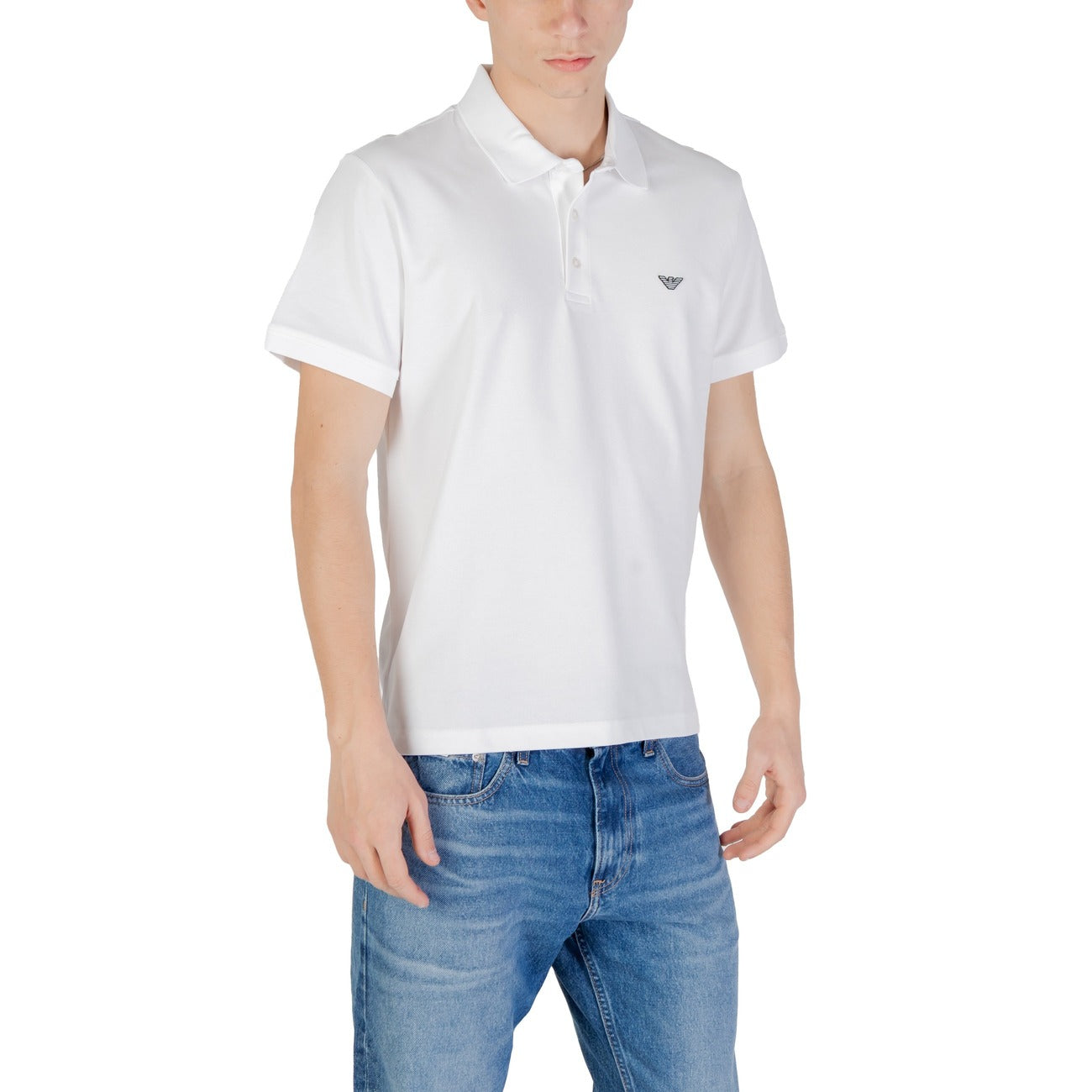 Emporio Armani Underwear Polo Top Heren Wit