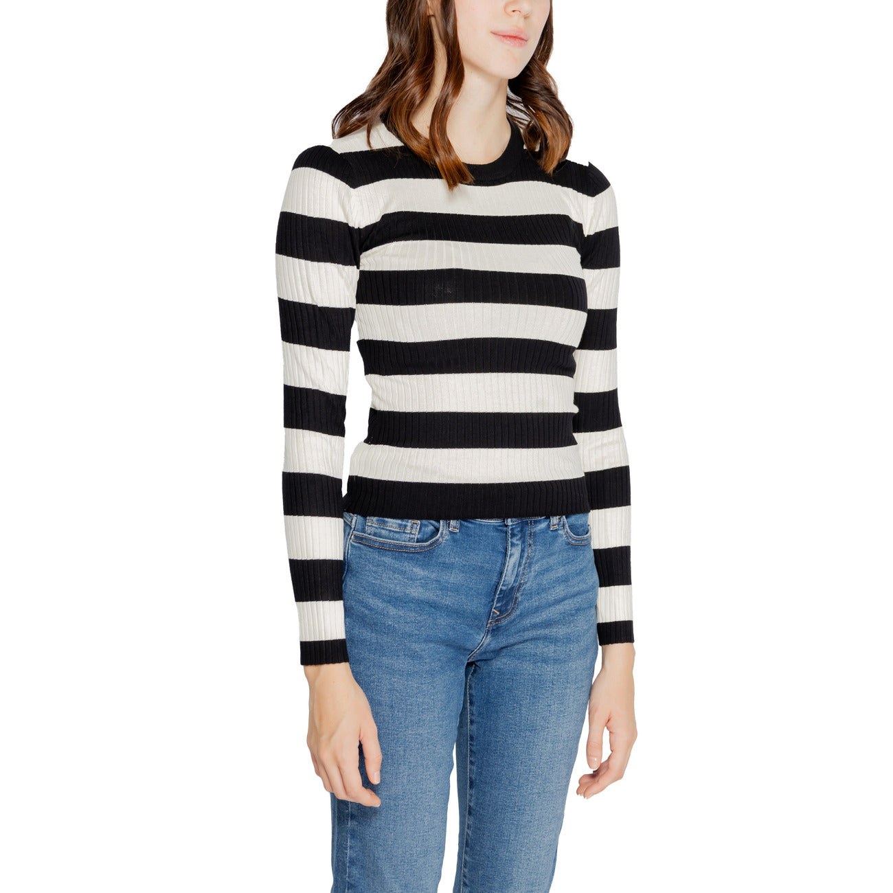 Jacqueline De Yong Breimode Dames Zwart #2329977