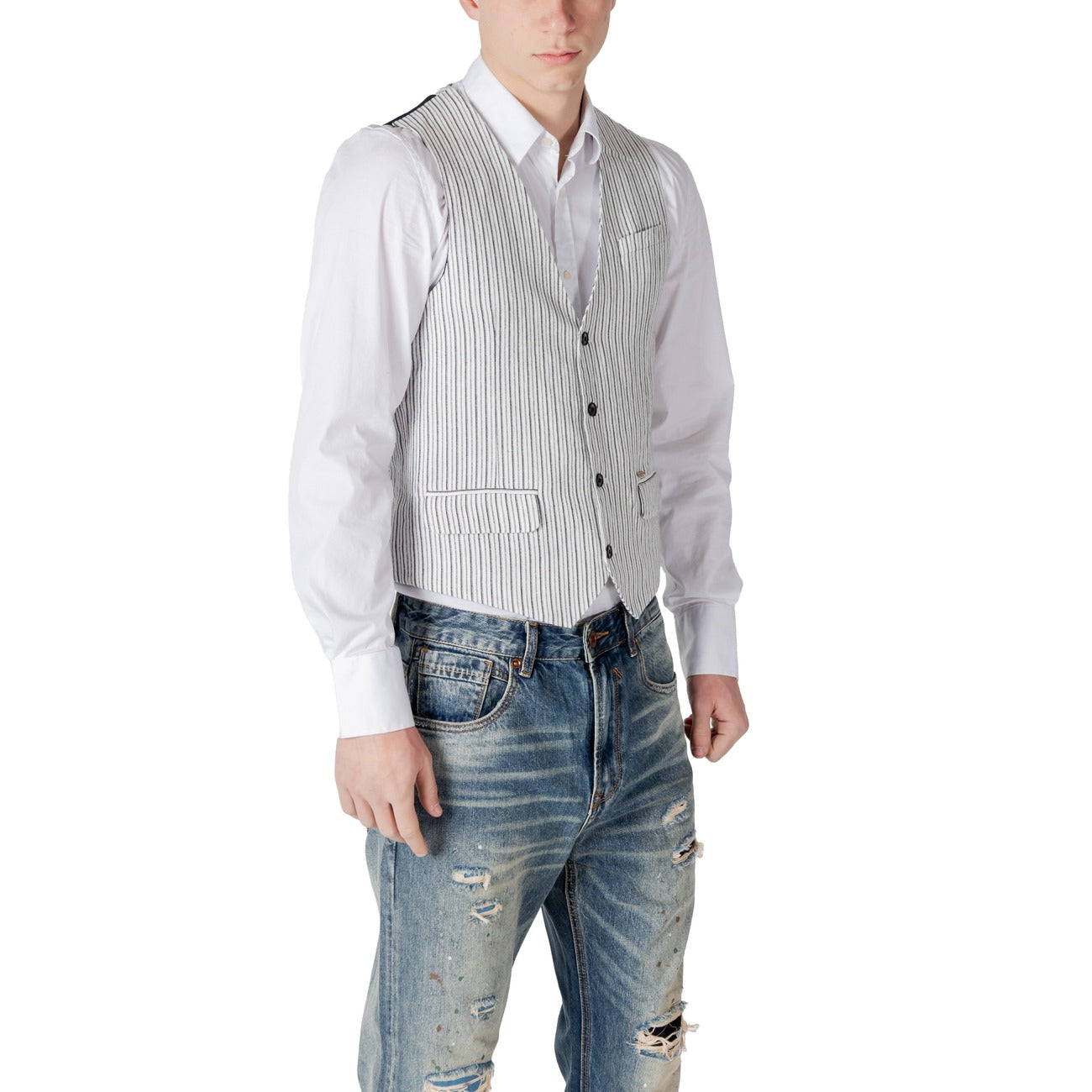 Gianni Lupo Gilet Heren Zwart