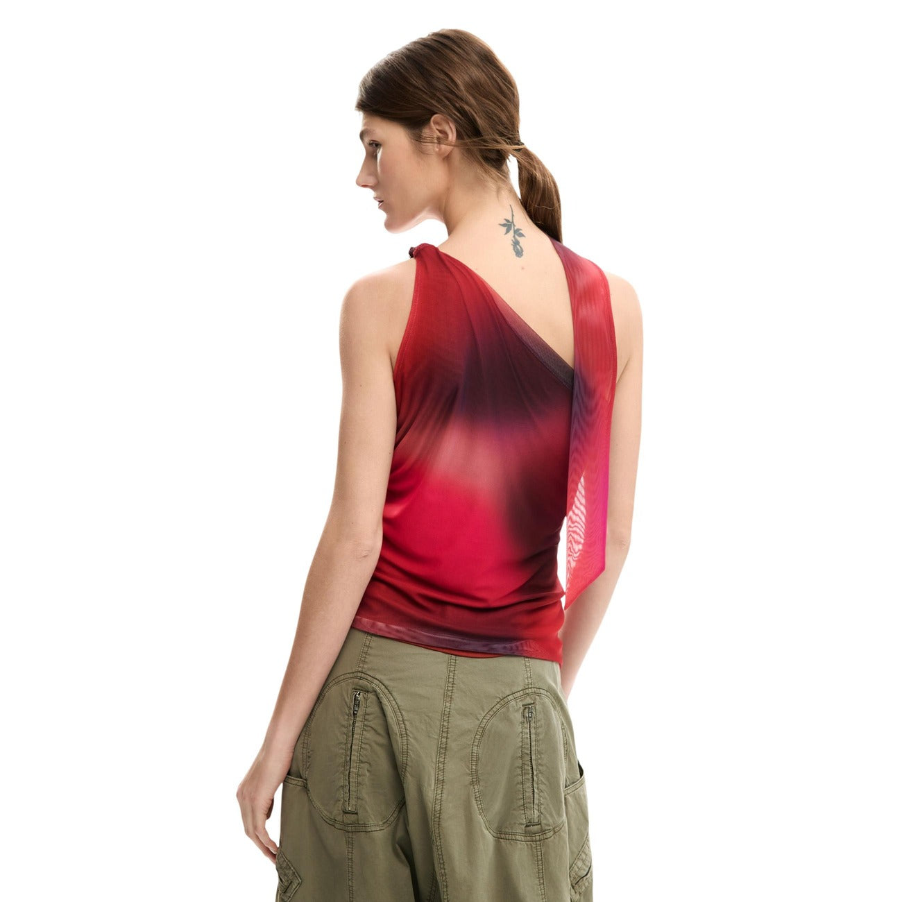 Desigual Top Dames Rood