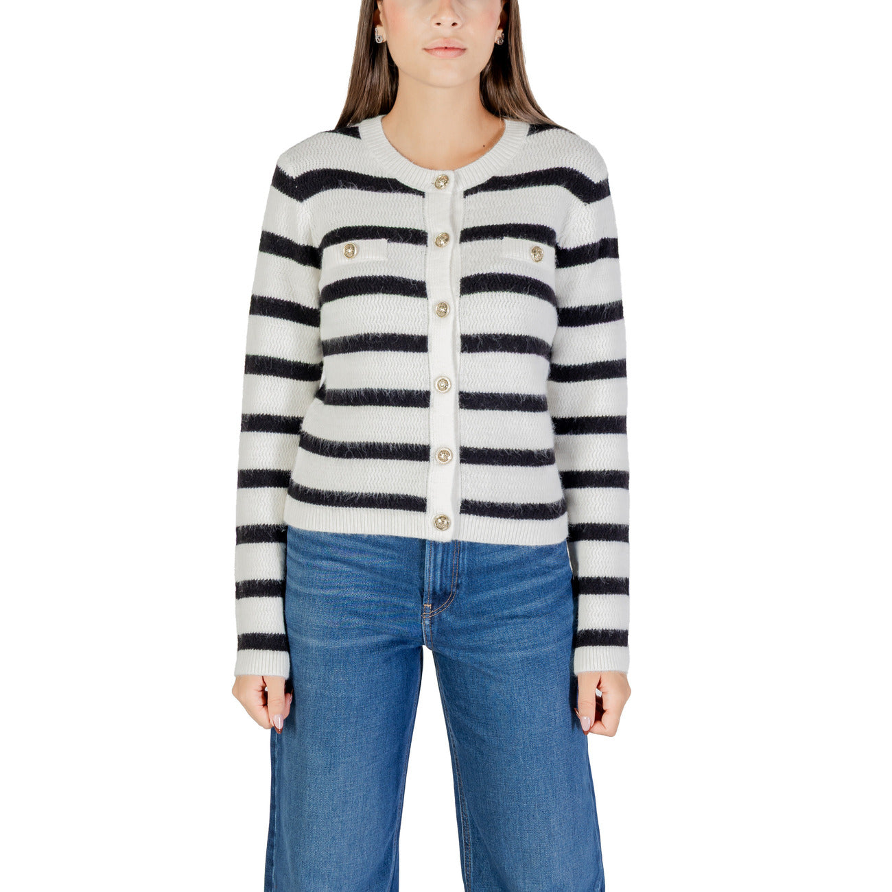 Morgan De Toi Strickmode Damen Weiß #2439395