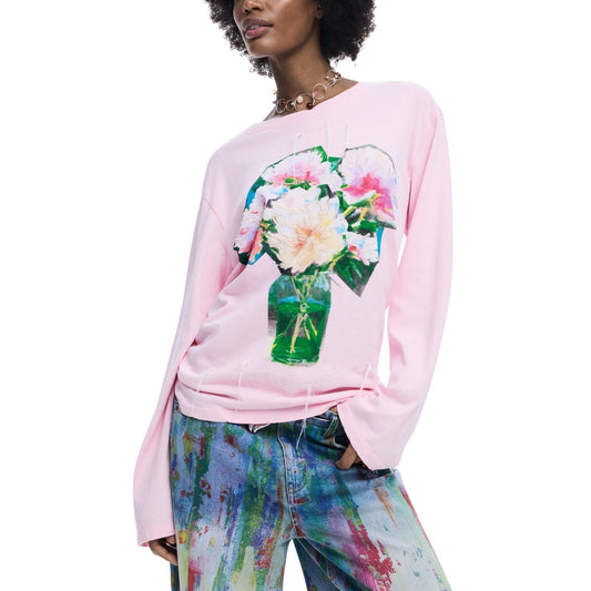 Desigual T-Shirt Damen Rosa #2450200