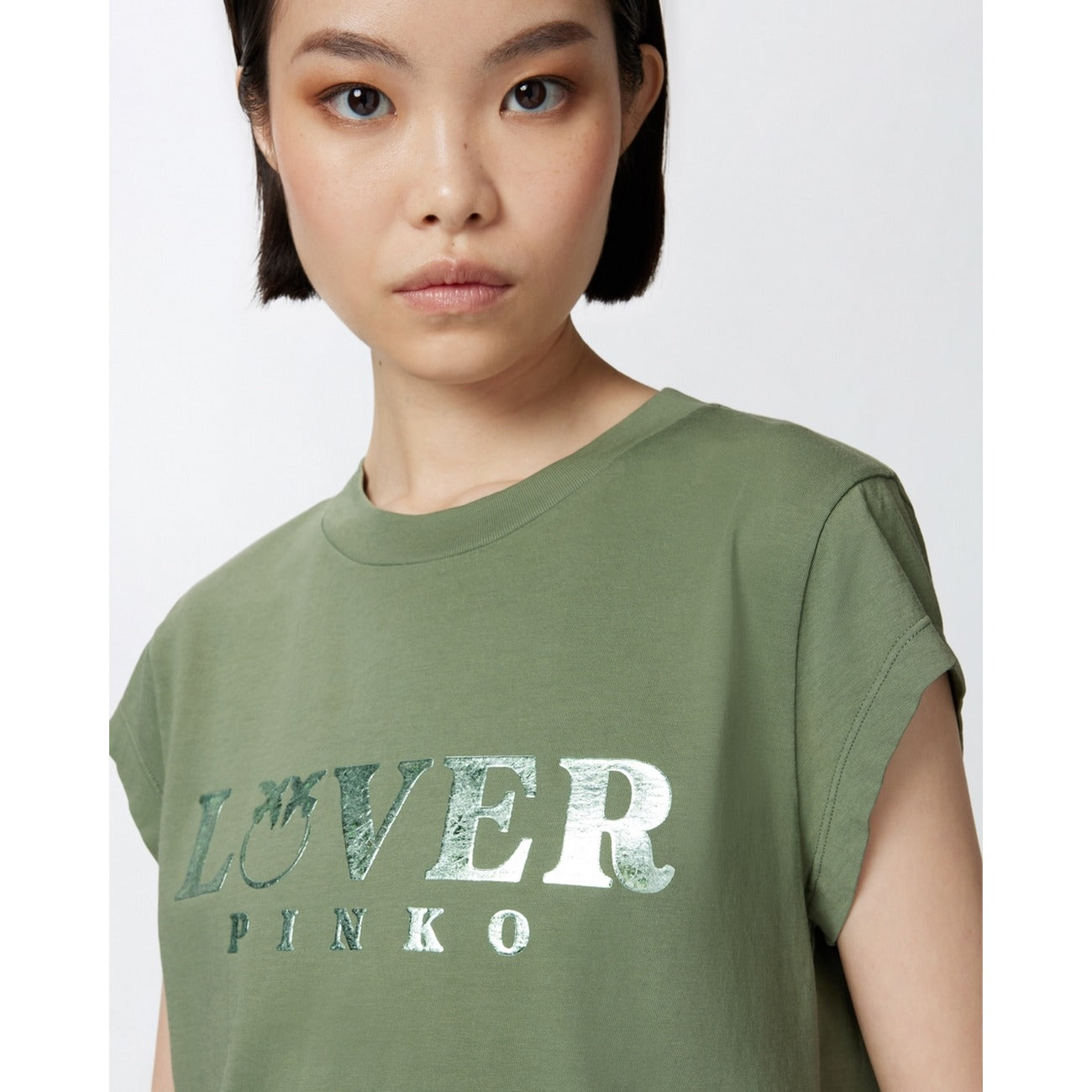 Pinko T-Shirt Damen Grün