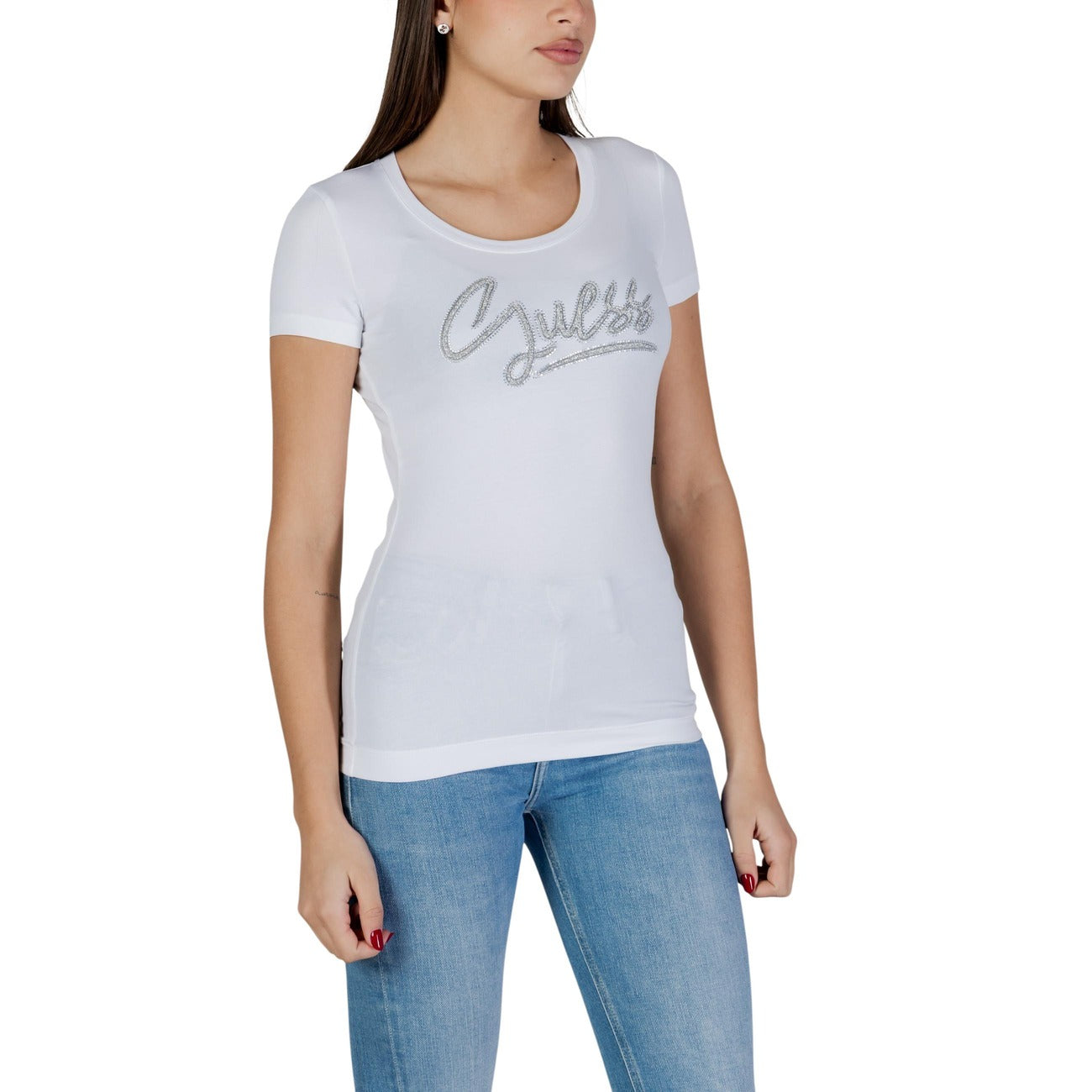 Guess T-shirt Dames Wit #2449971