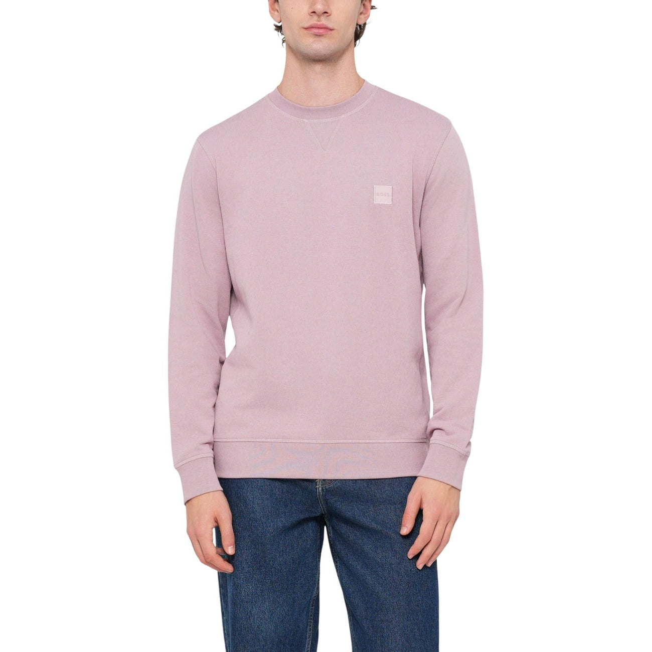 Boss Sweatshirt Heren Roze