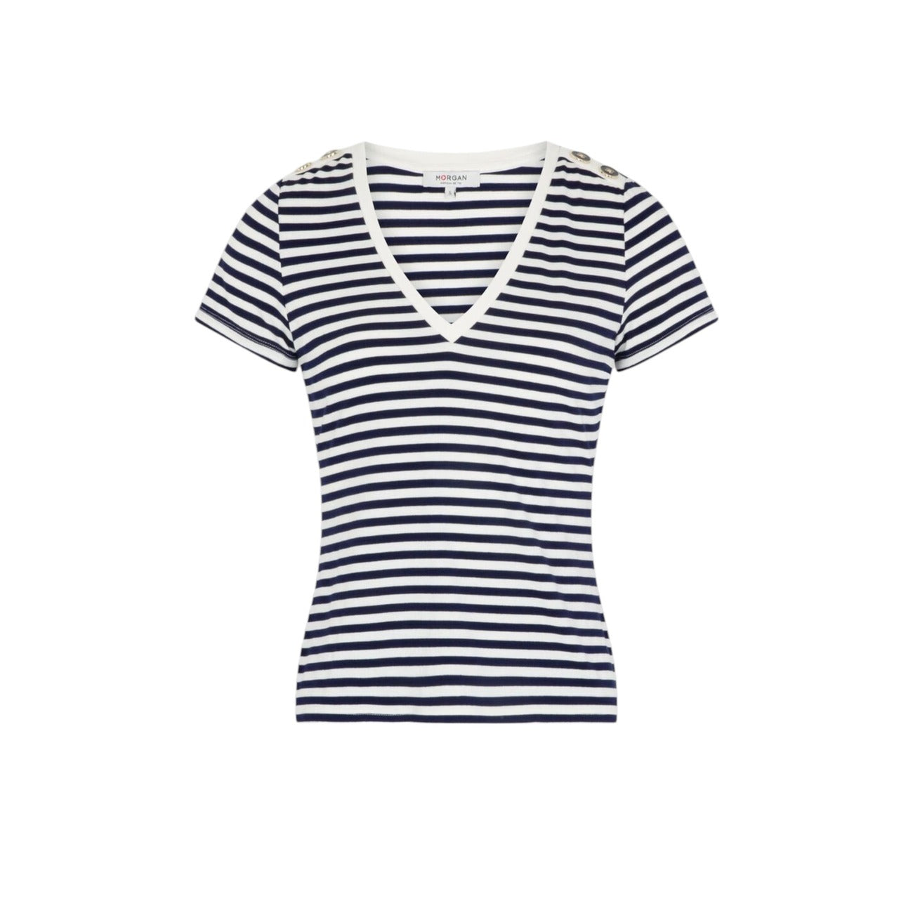 Morgan De Toi T-shirt Dames Wit #2411393
