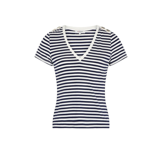 Morgan De Toi T-shirt Dames Wit #2411393