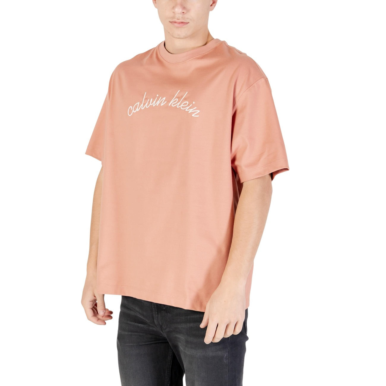 Calvin Klein Jeans T-Shirt Herren Rosa #2446407
