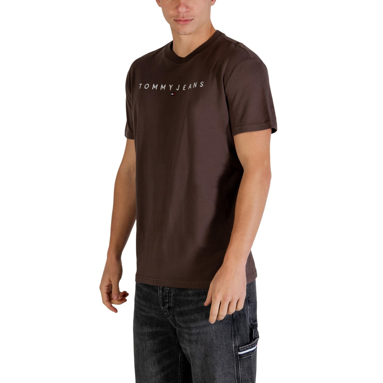 Tommy Hilfiger Jeans T-Shirt Herren Braun #2447427