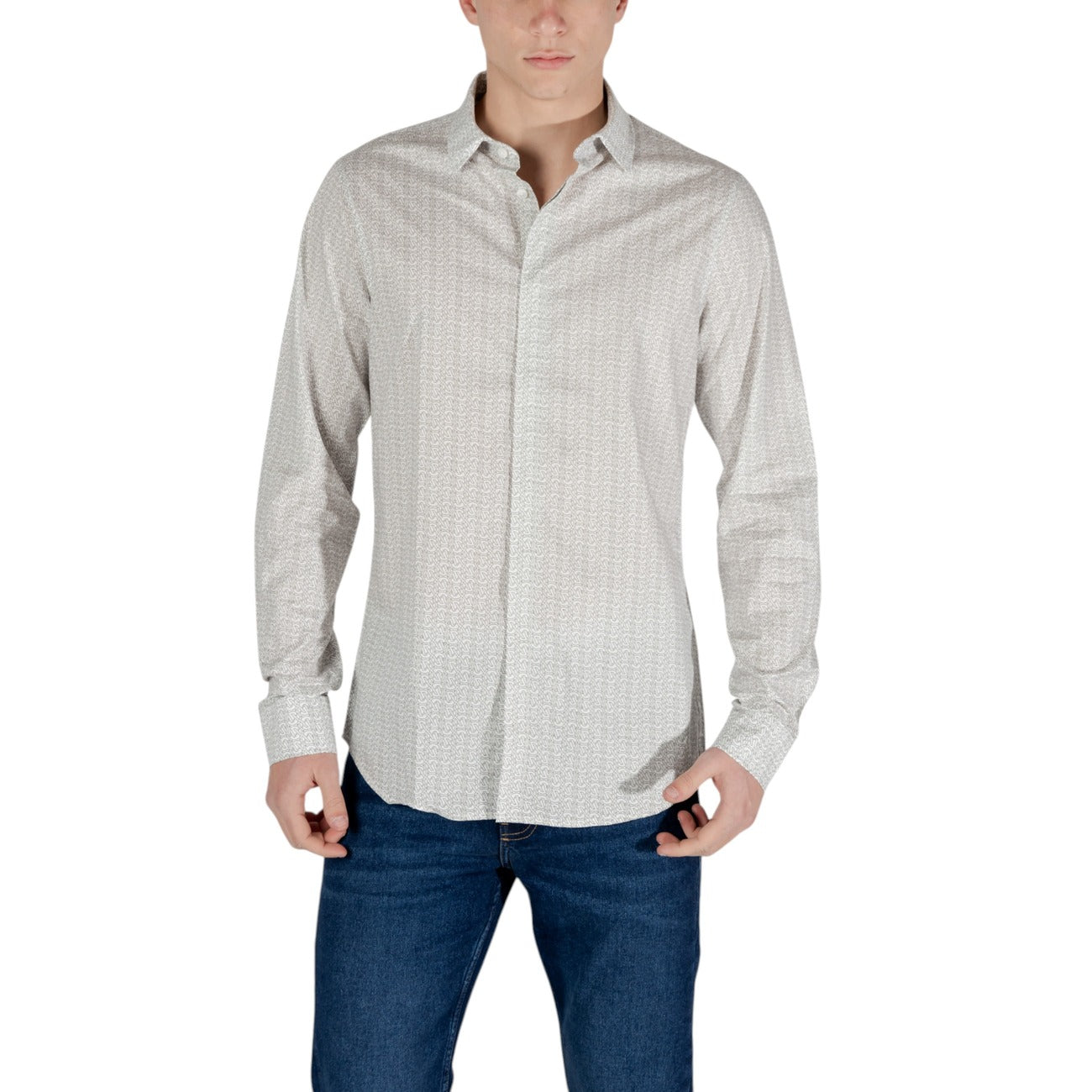 Armani Exchange Shirt Heren Blauw #2457858