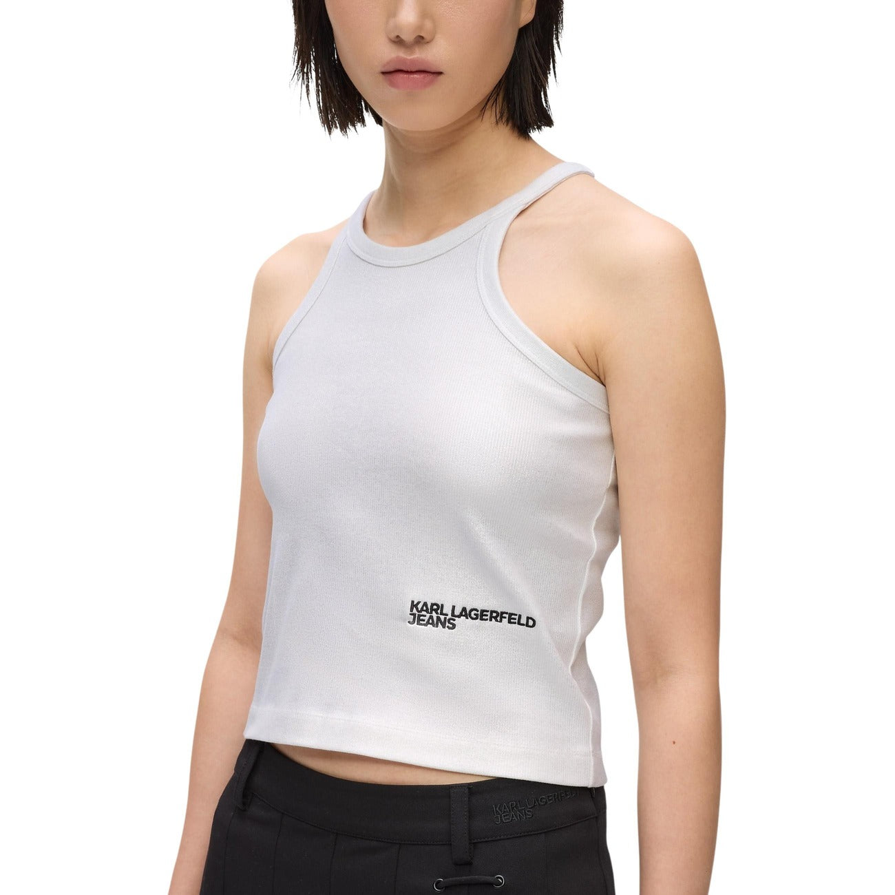 Karl Lagerfeld Jeans Top Damen Silber