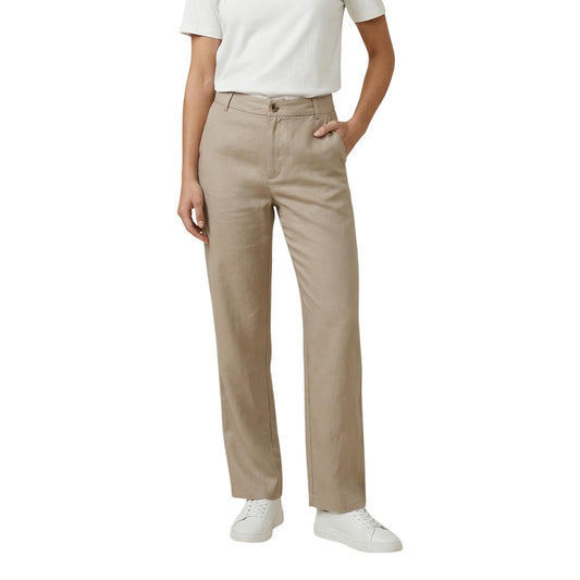 Only Broek Dames Beige #2467292