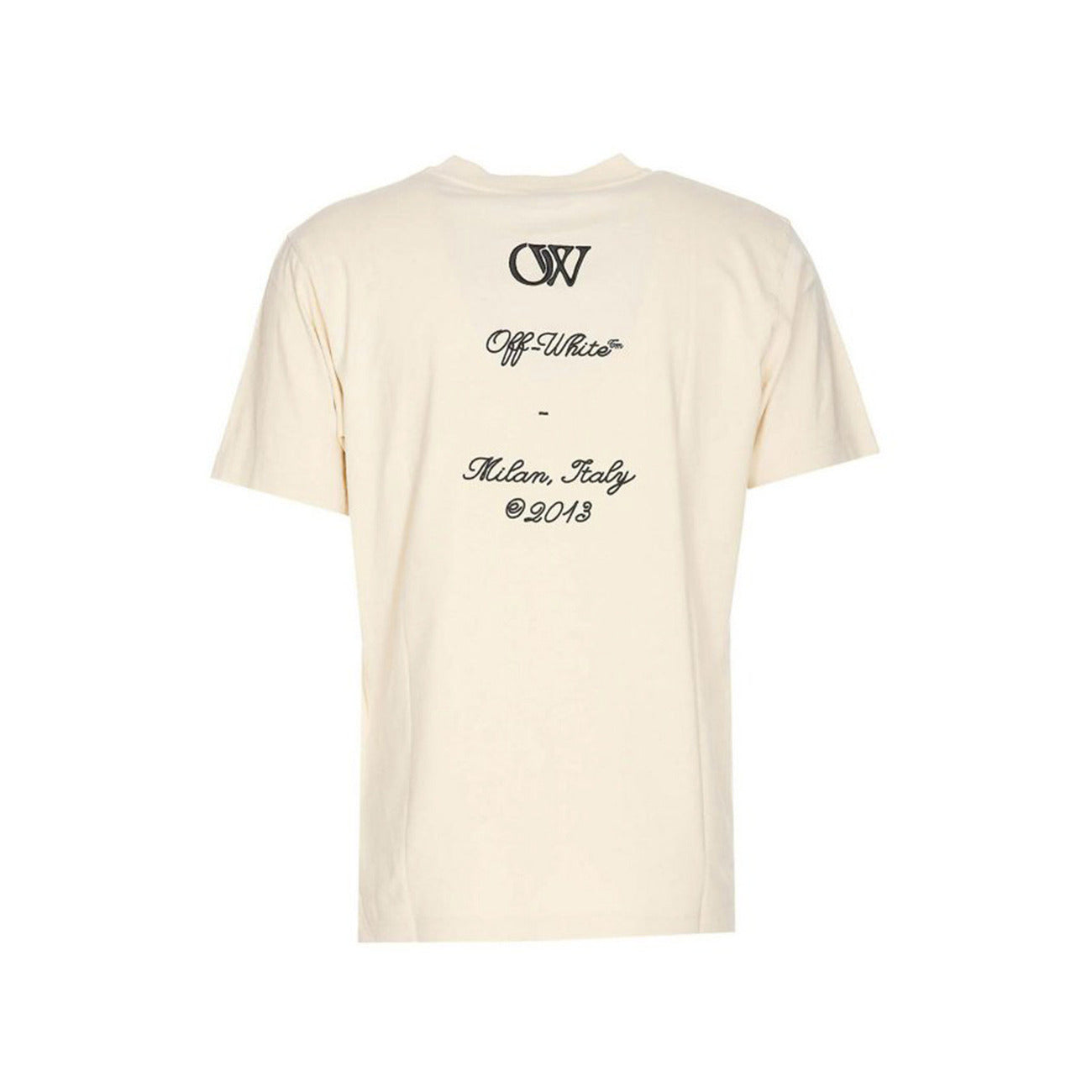 Off-white T-shirt Heren Beige