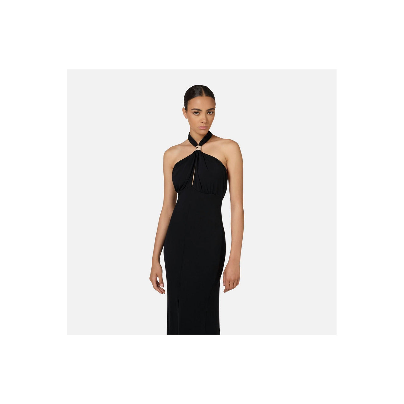 Elisabetta Franchi Jurk Dames Zwart #2426883