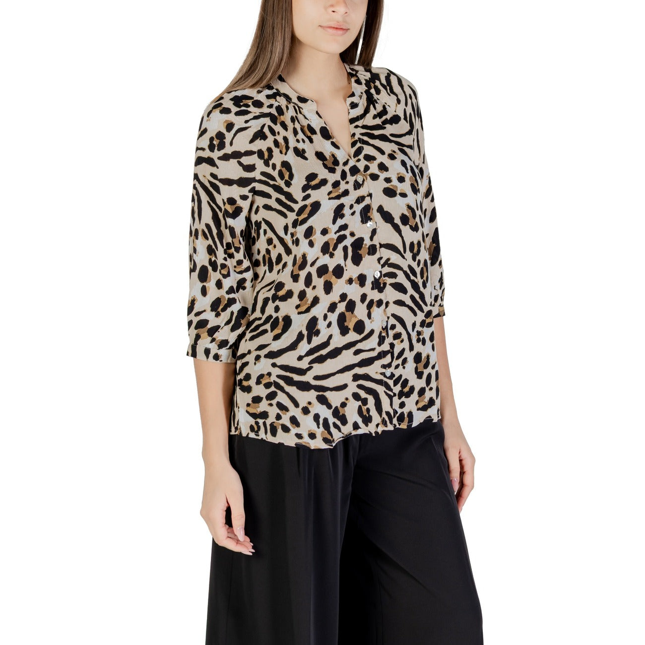 Ichi Shirt Damen Beige