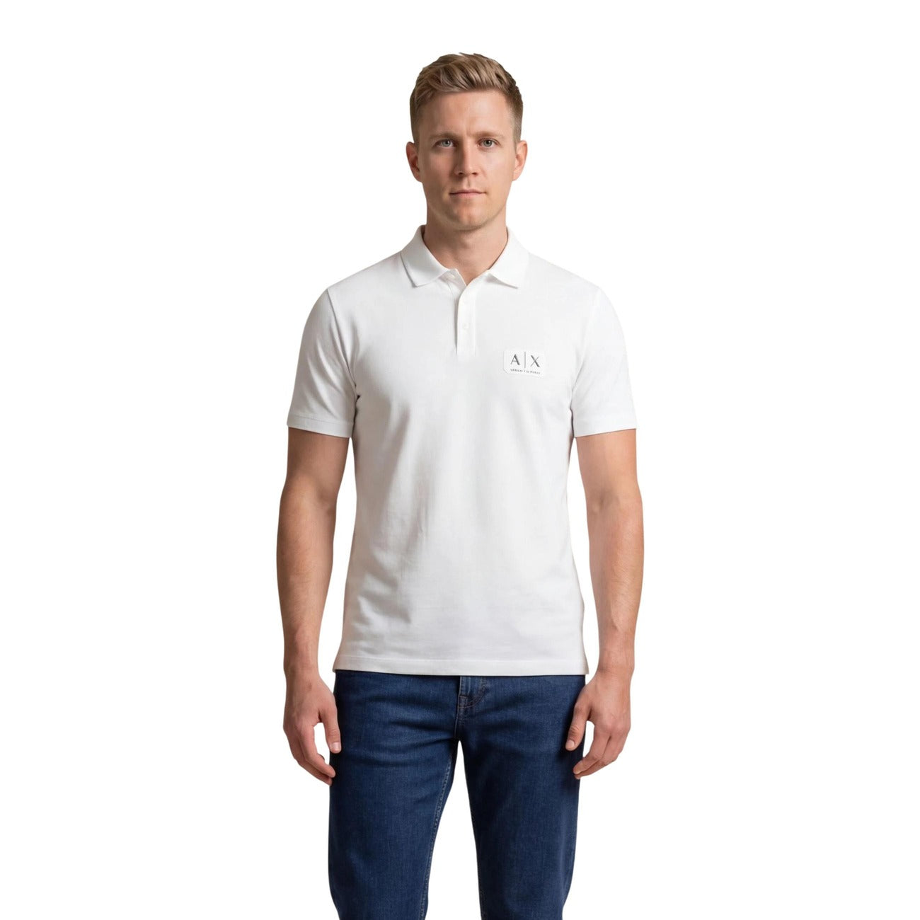 Armani Exchange Polo Top Herren Schwarz