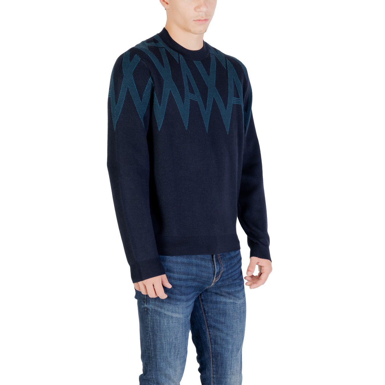 Armani Exchange Strickmode Herren Blau #2440293