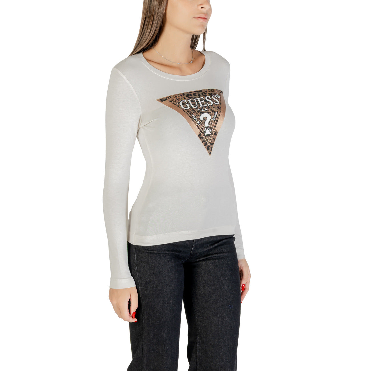 Guess T-shirt Dames Beige #2433887