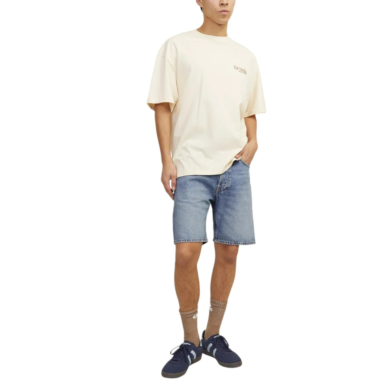 Jack & Jones Bermuda Heren Lichtblauw