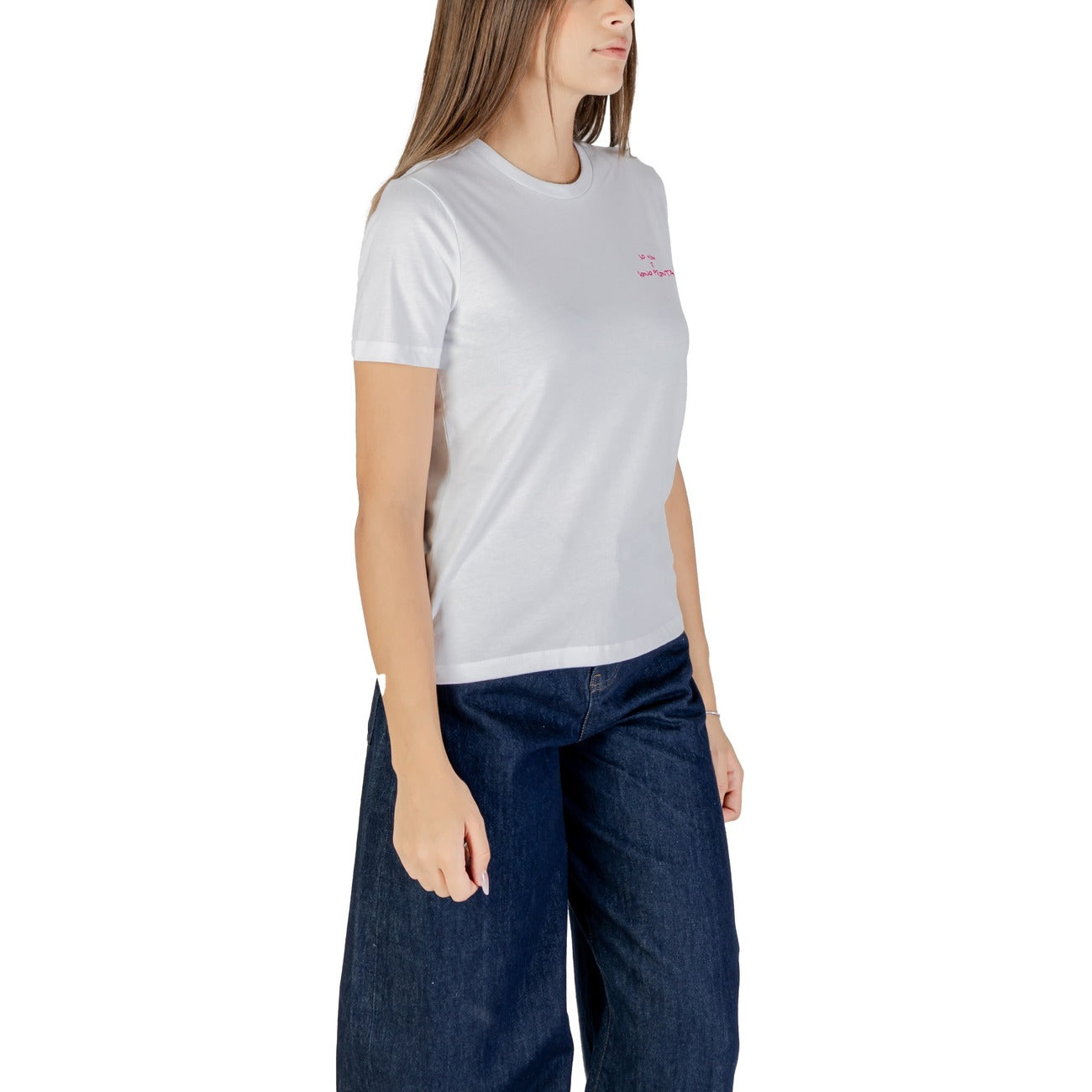 Only T-Shirt Damen Weiß #2435711