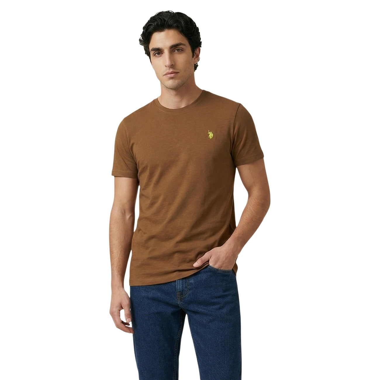 U.s. Polo Assn. T-Shirt Herren Beige