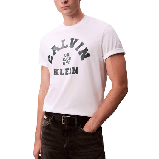 Calvin Klein Jeans T-shirt Heren Wit #2469960