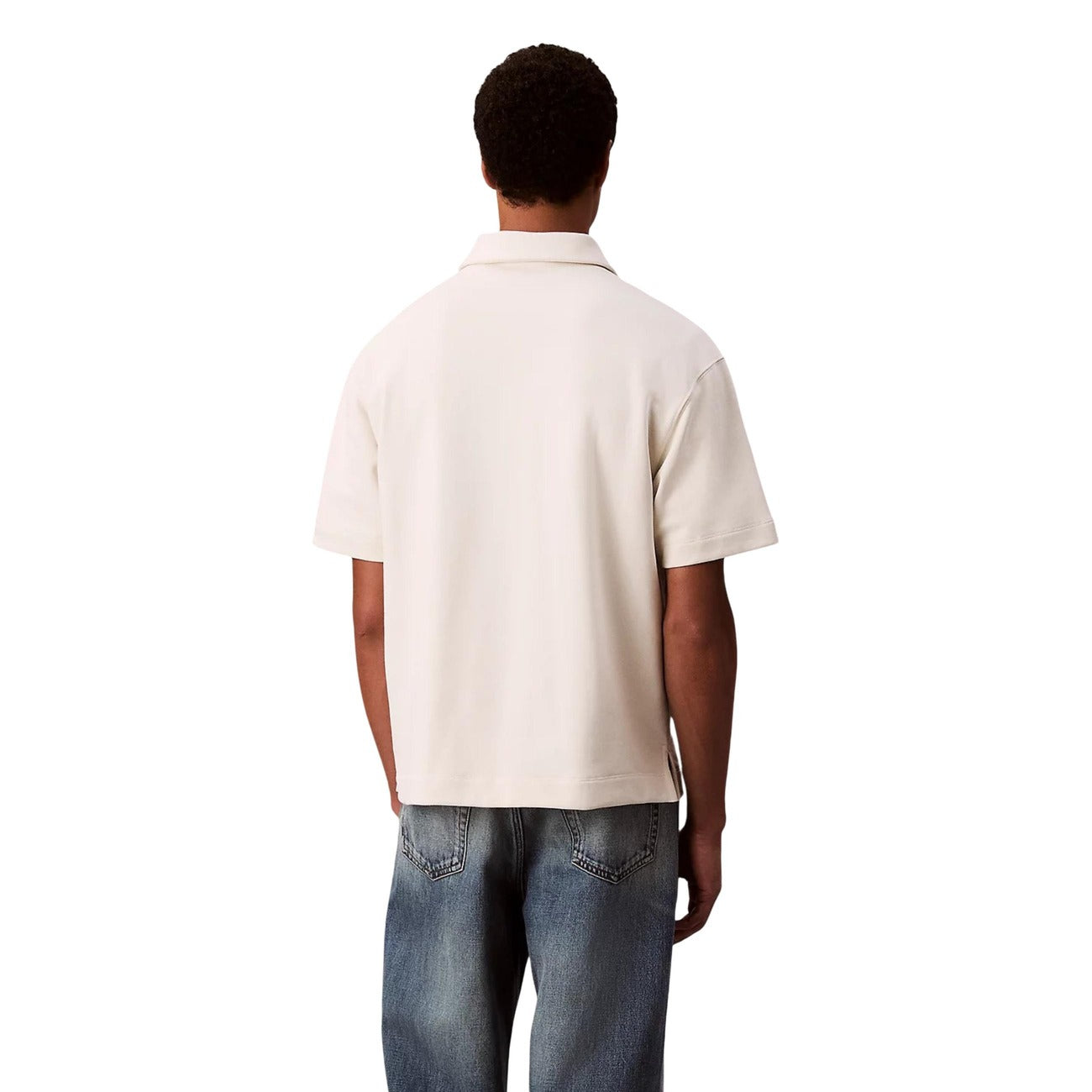 Calvin Klein Jeans Polo Top Herren Weiß