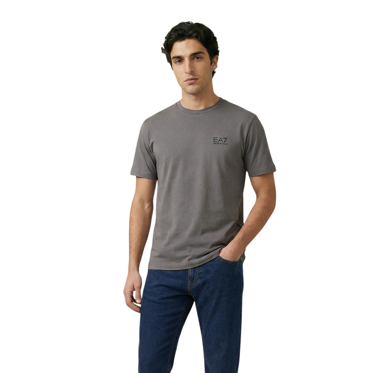 Ea7 T-shirt Heren Grijs