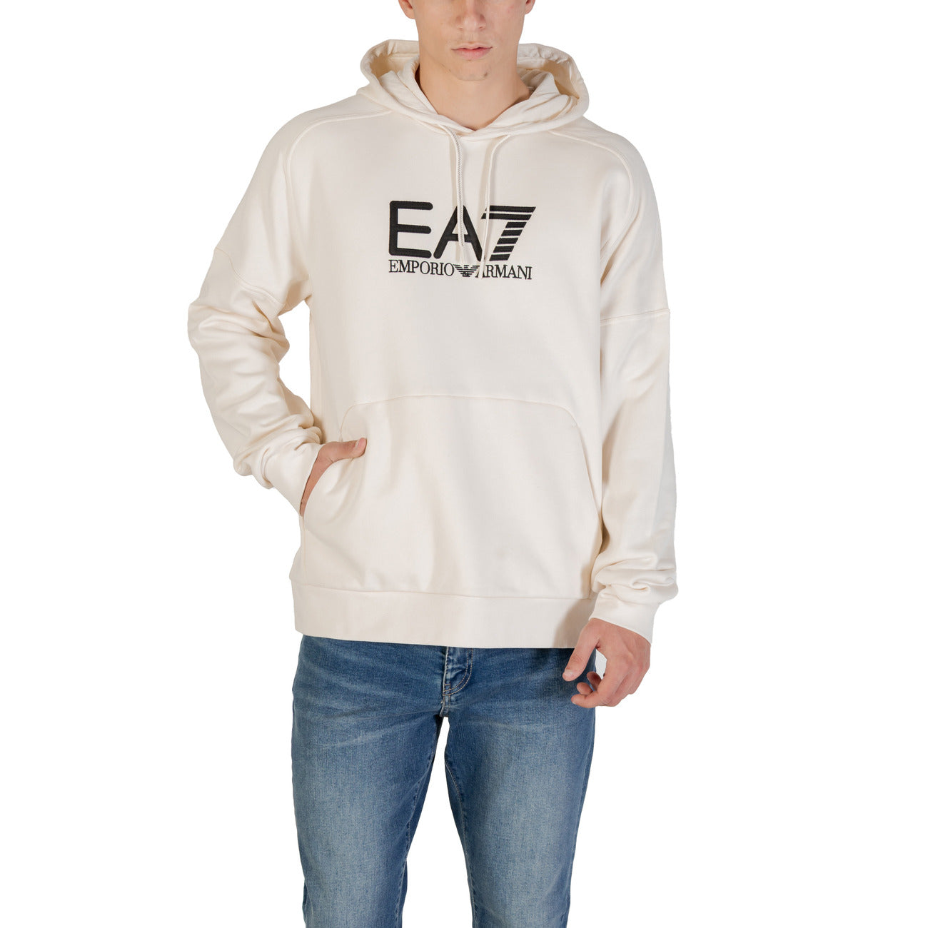 Ea7 Sweatshirt Heren Wit