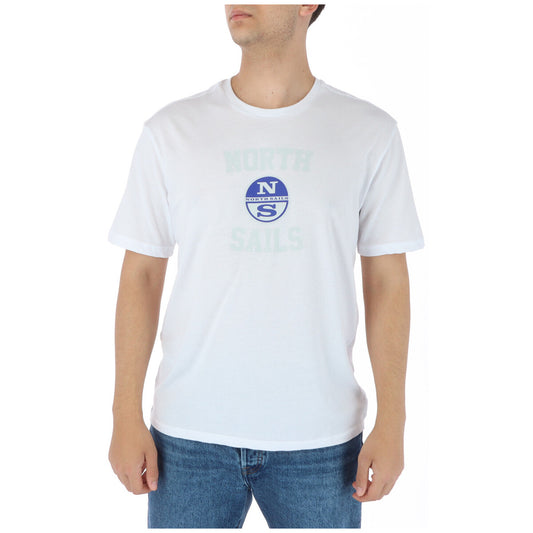 North Sails T-shirt Heren Wit #423930