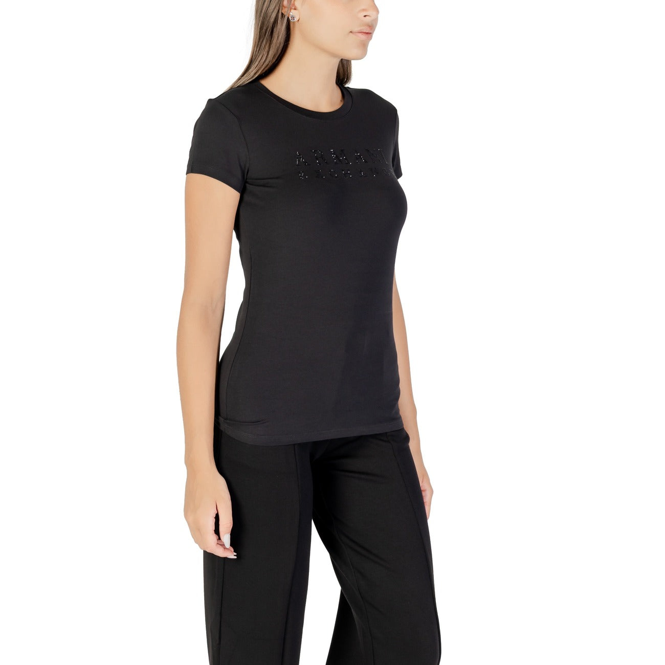 Armani Exchange T-shirt Dames Zwart #2430268