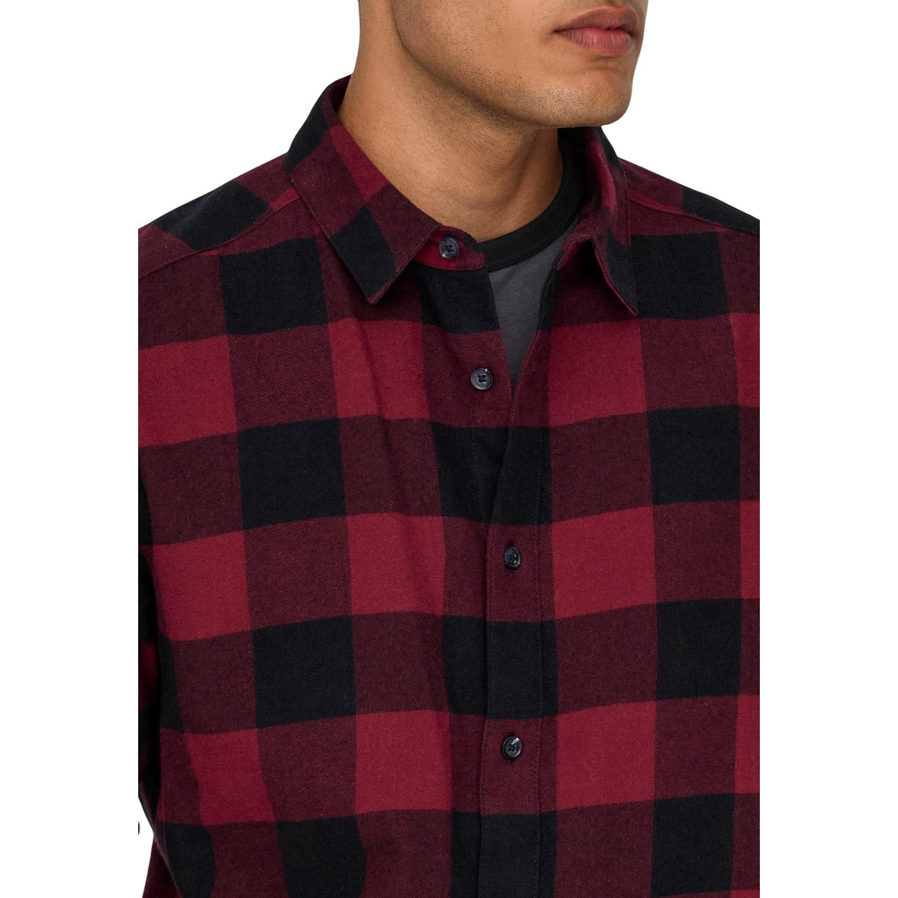 Only & Sons Shirt Heren Rood