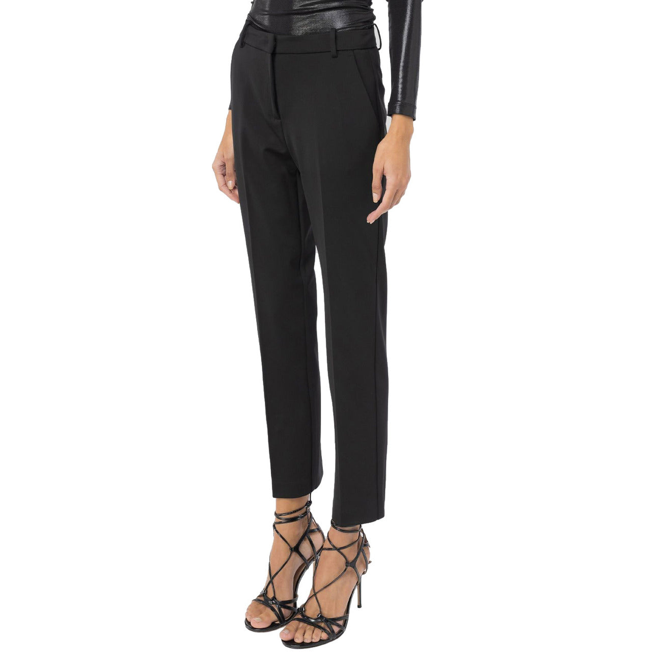 Pinko Hose Damen Schwarz #2438309