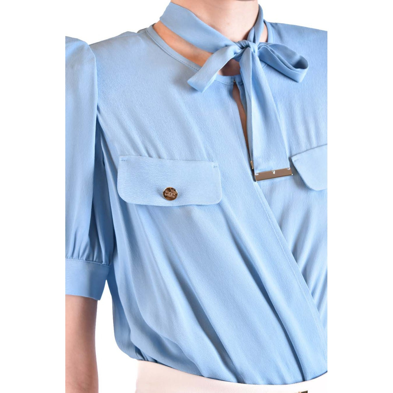 Elisabetta Franchi Bloes Dames Lichtblauw