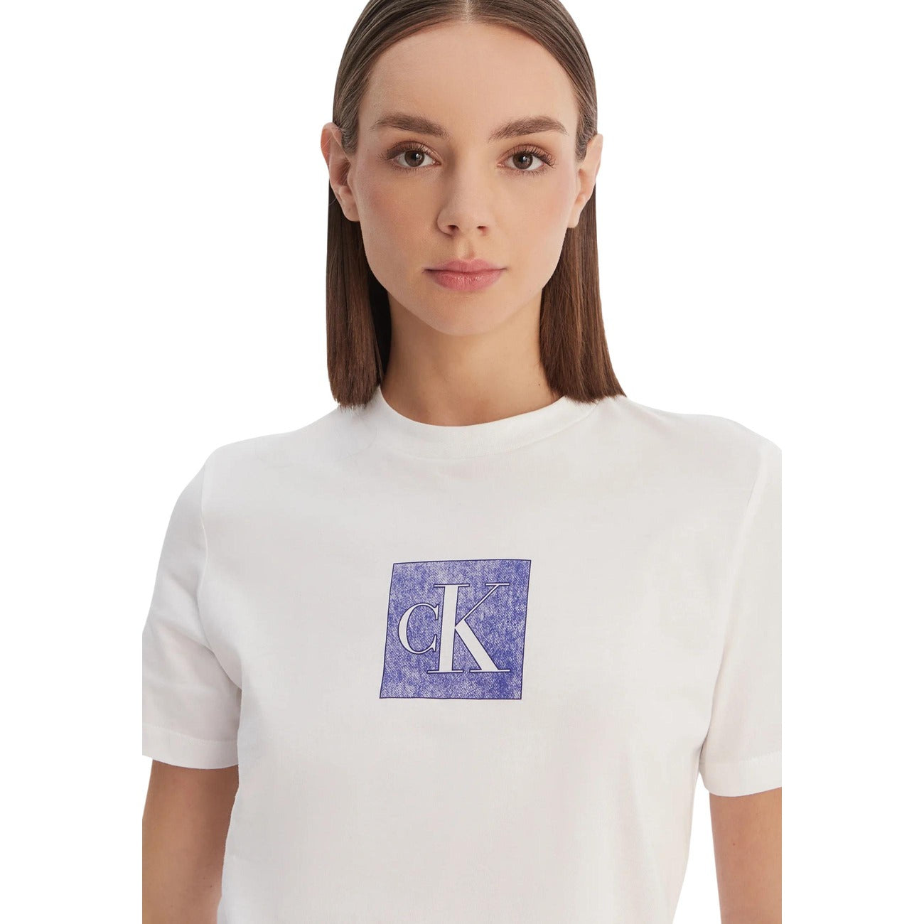 Calvin Klein Jeans T-shirt Dames Wit #2469552