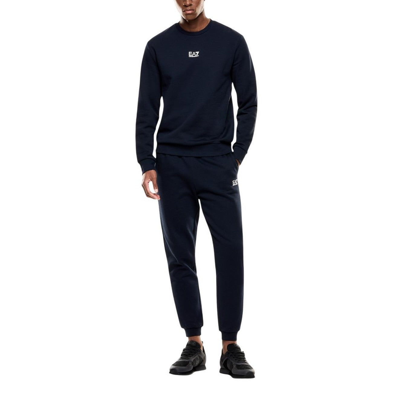 Ea7 Sweatshirt Men Blue