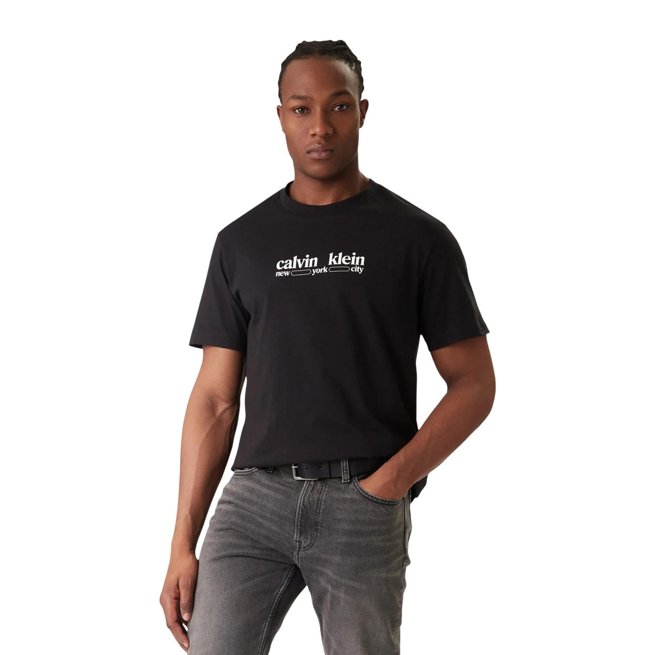 Calvin Klein Jeans T-shirt Men Brown #2469620