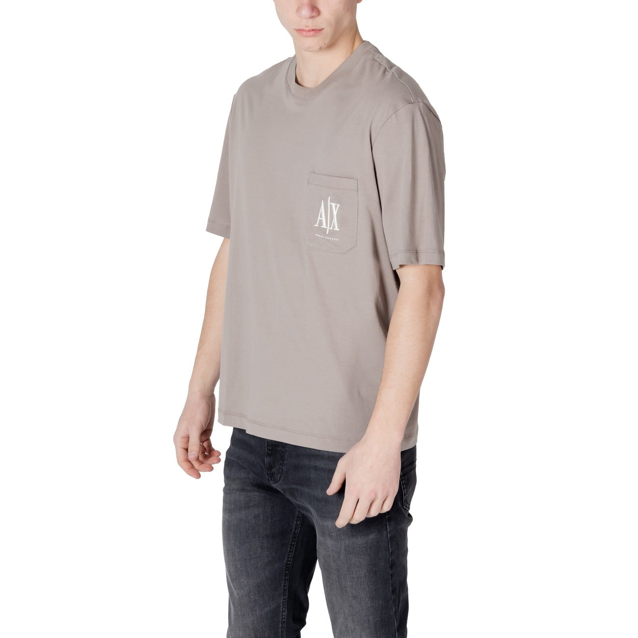 Armani Exchange T-shirt Heren Bruin #2411684