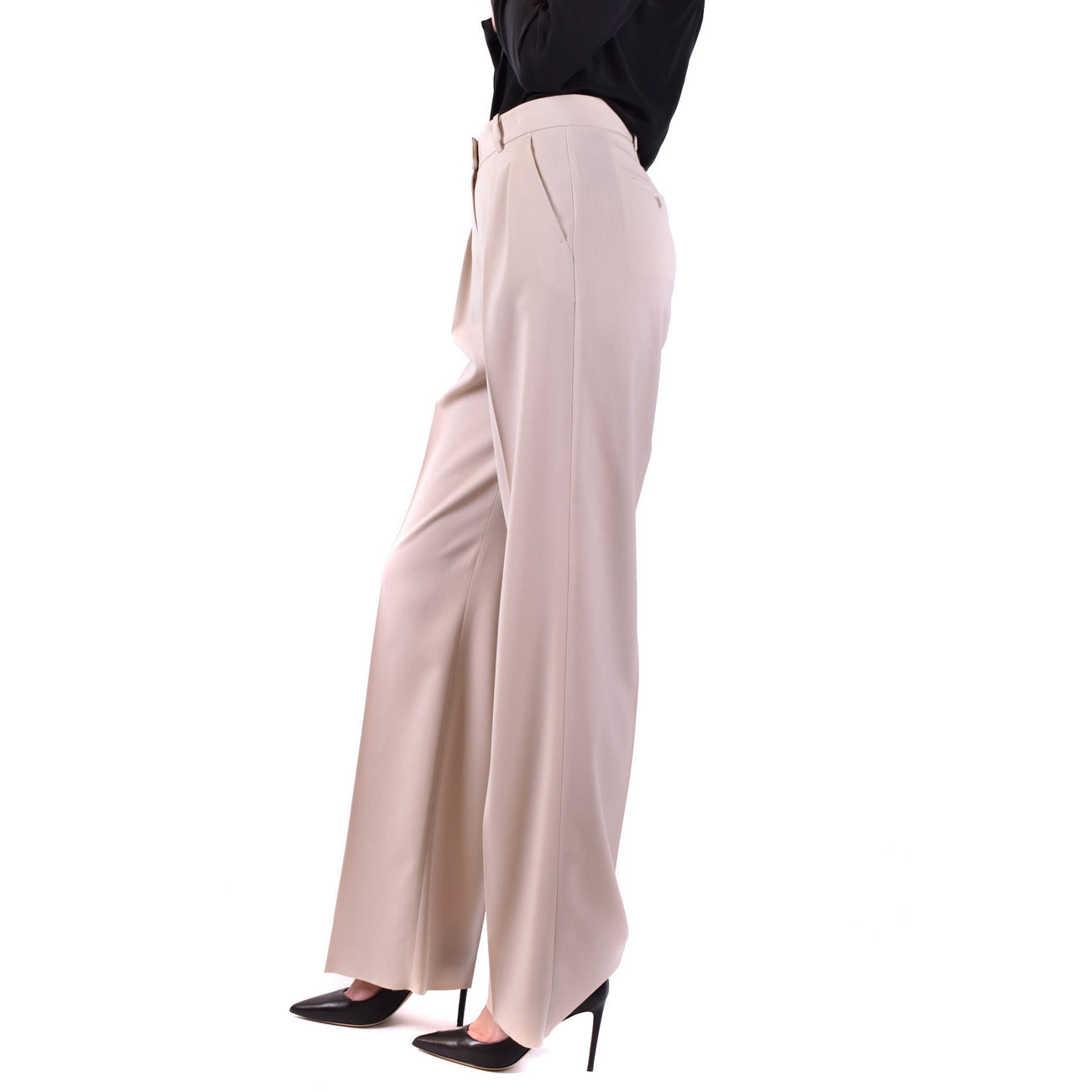 Maxmara Broek Dames Beige #2443024