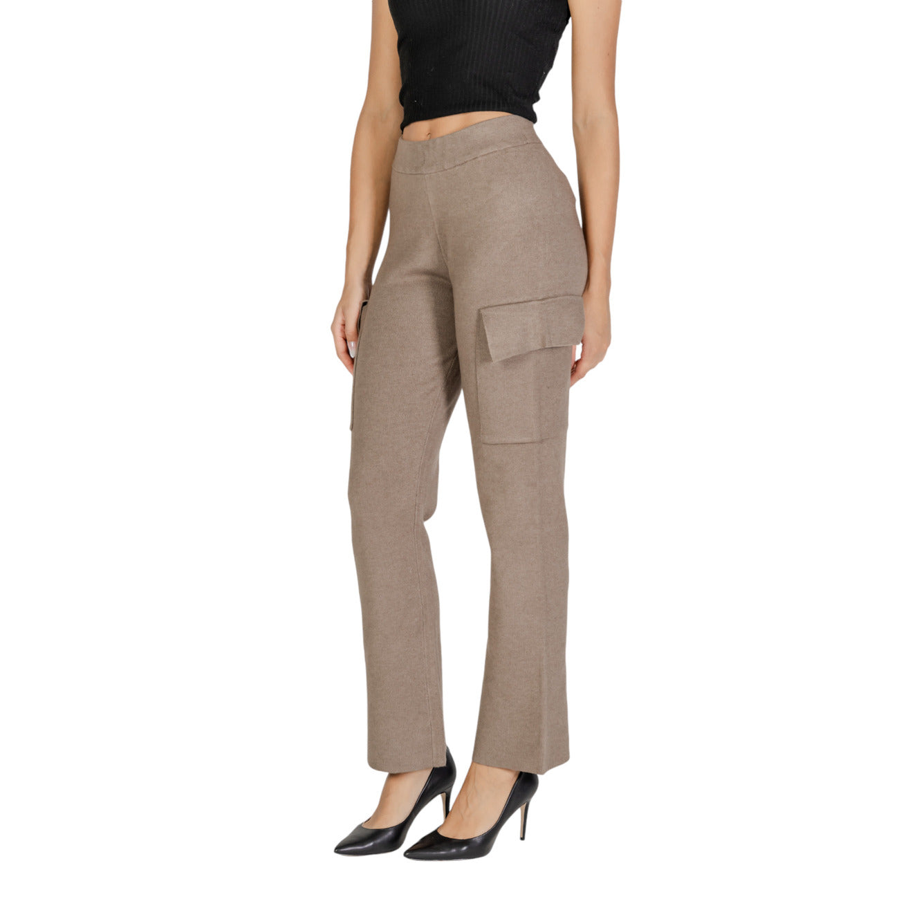 Vila Clothes Hose Damen Beige