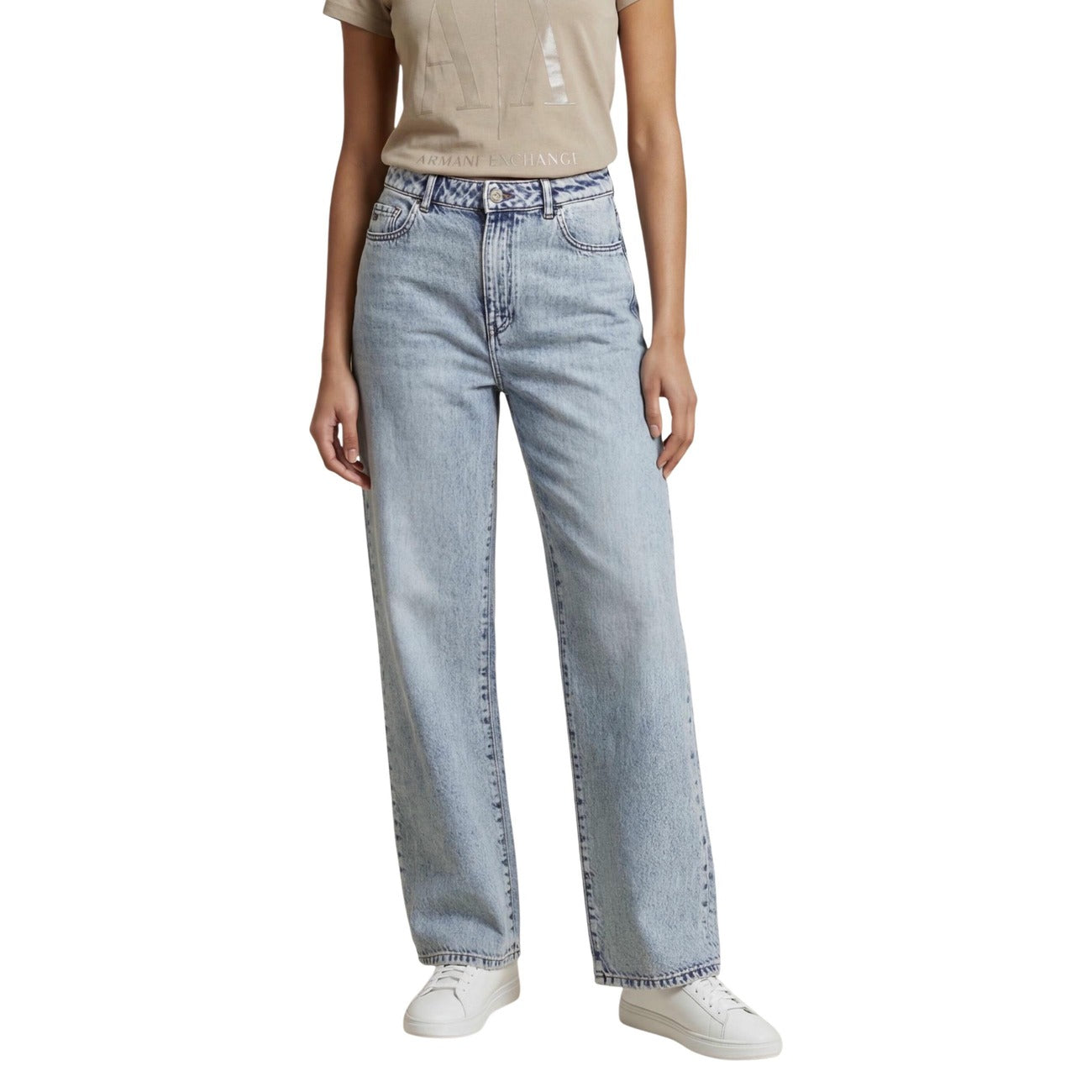 Armani Exchange Jeans Damen Hellblau