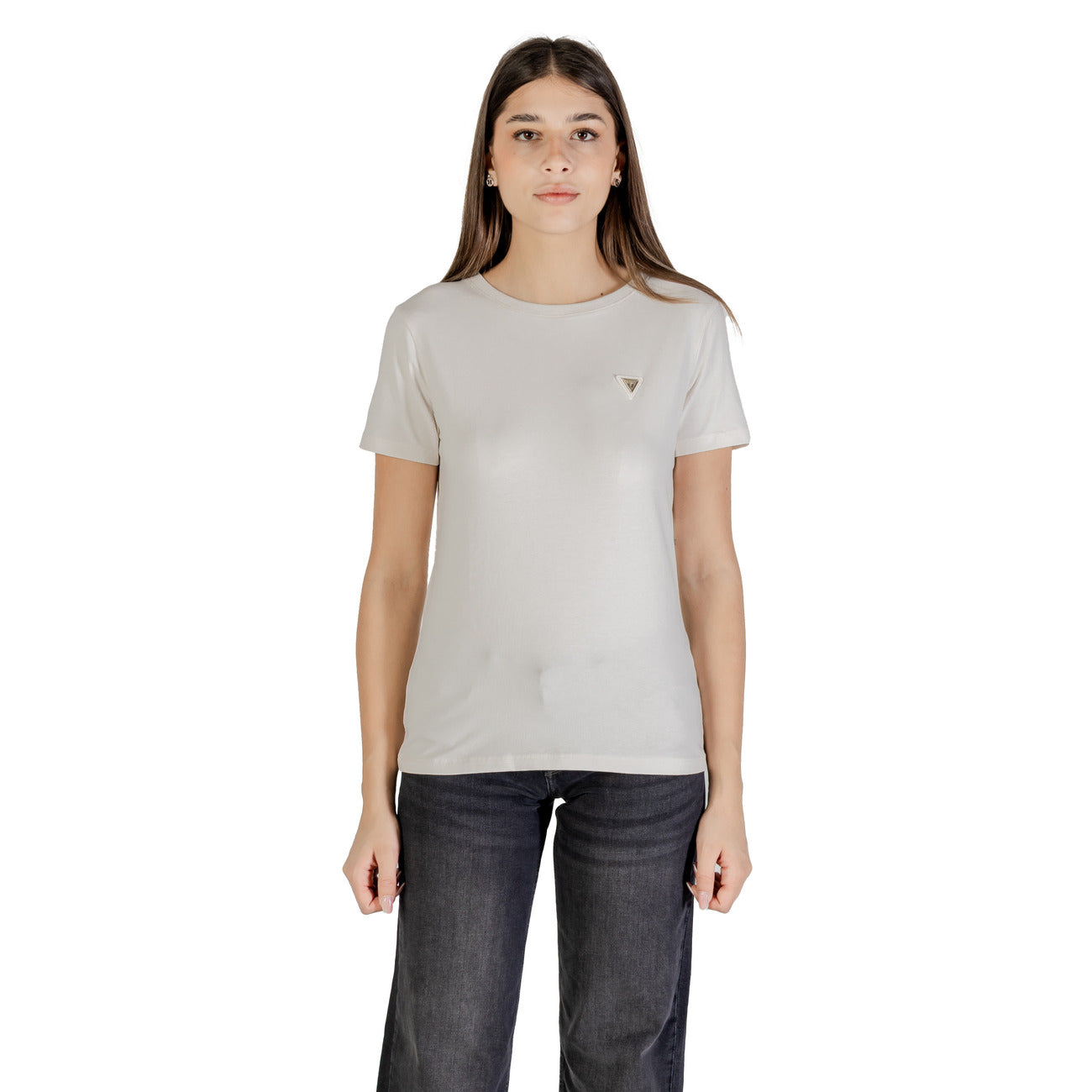 Guess Active T-Shirt Damen Beige #2426176