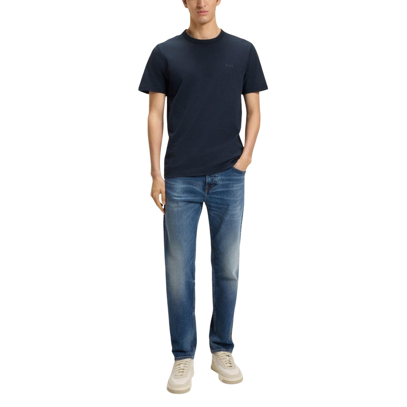 Boss T-Shirt Herren Blau