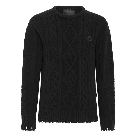 Philipp Plein Strickmode Herren Schwarz