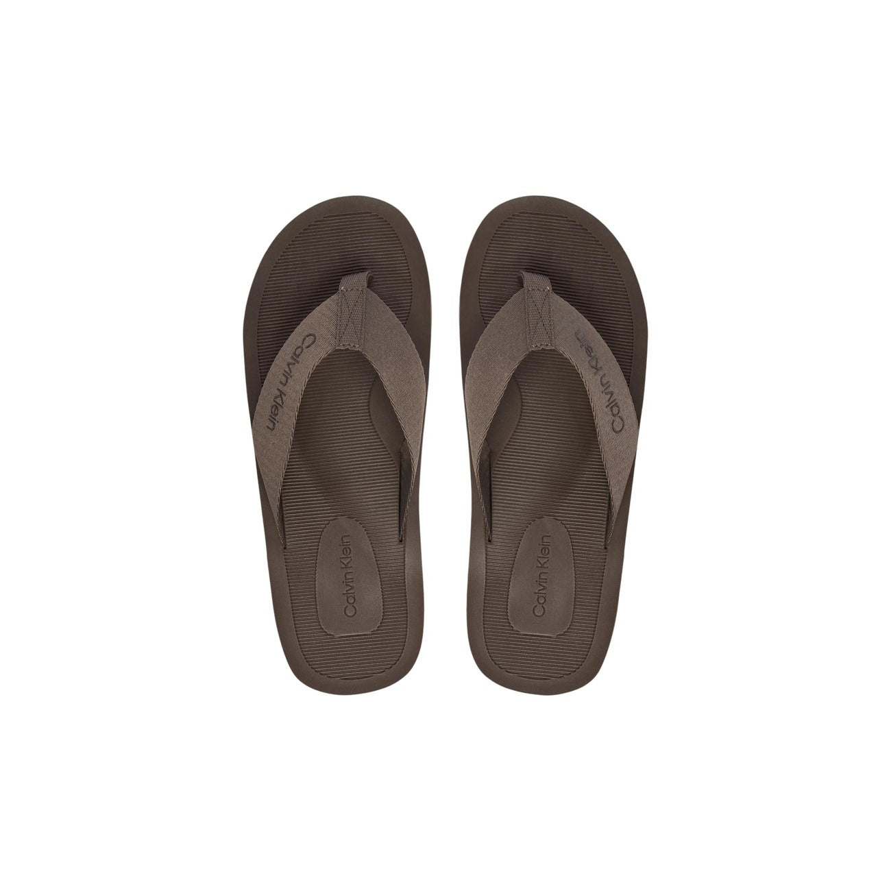 Calvin Klein Herren Slippers Braun