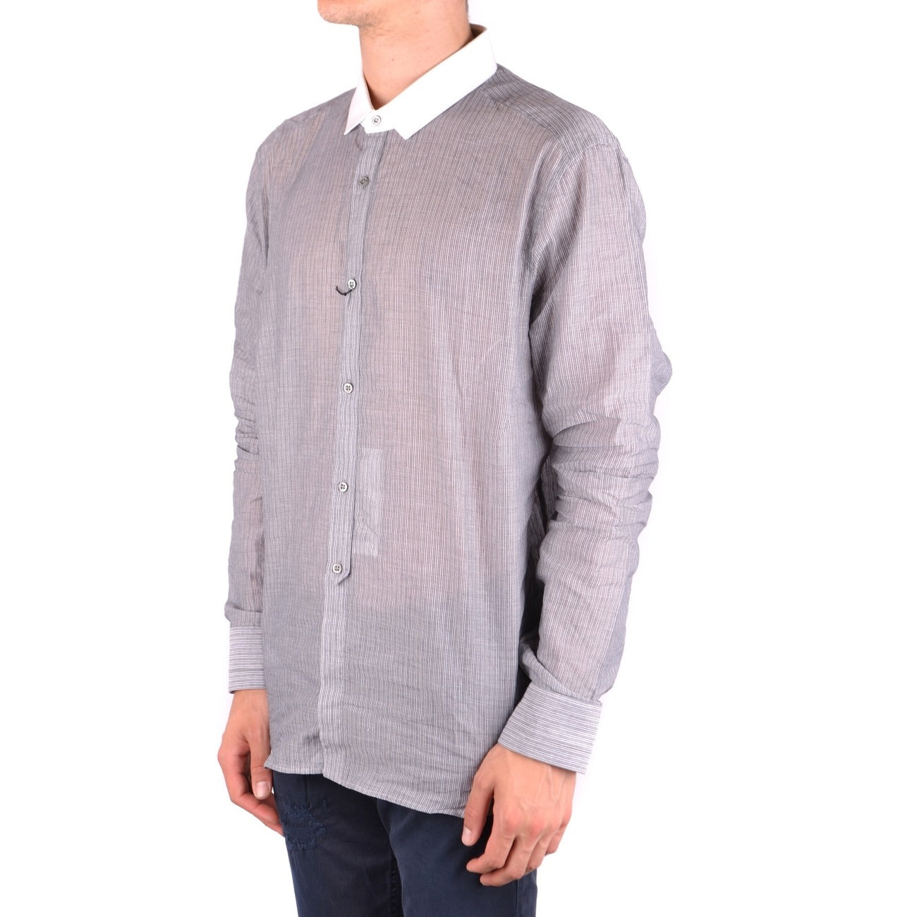 Neil Barrett Shirt Heren Grijs #2430952