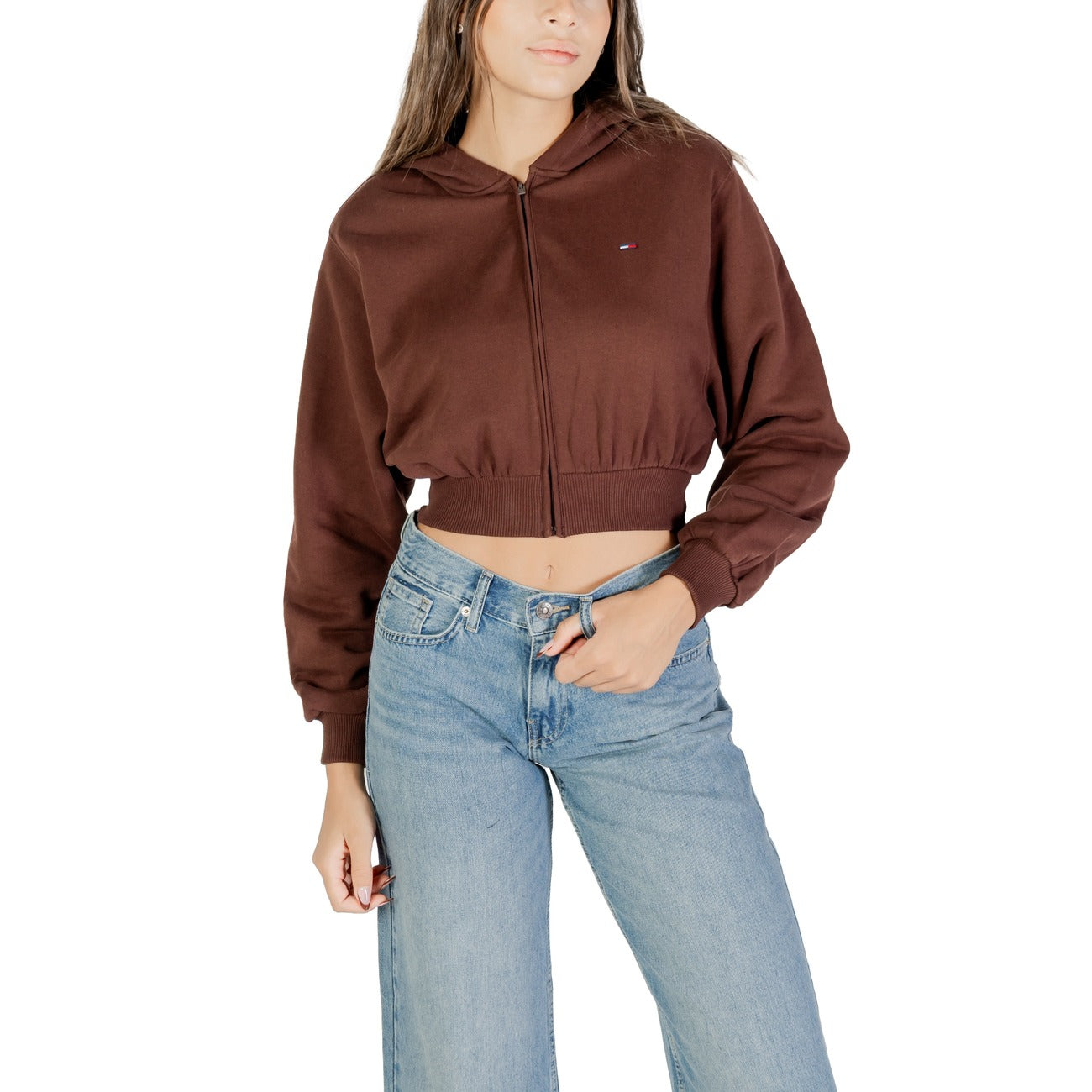 Tommy Hilfiger Jeans Sweatshirt Damen Braun